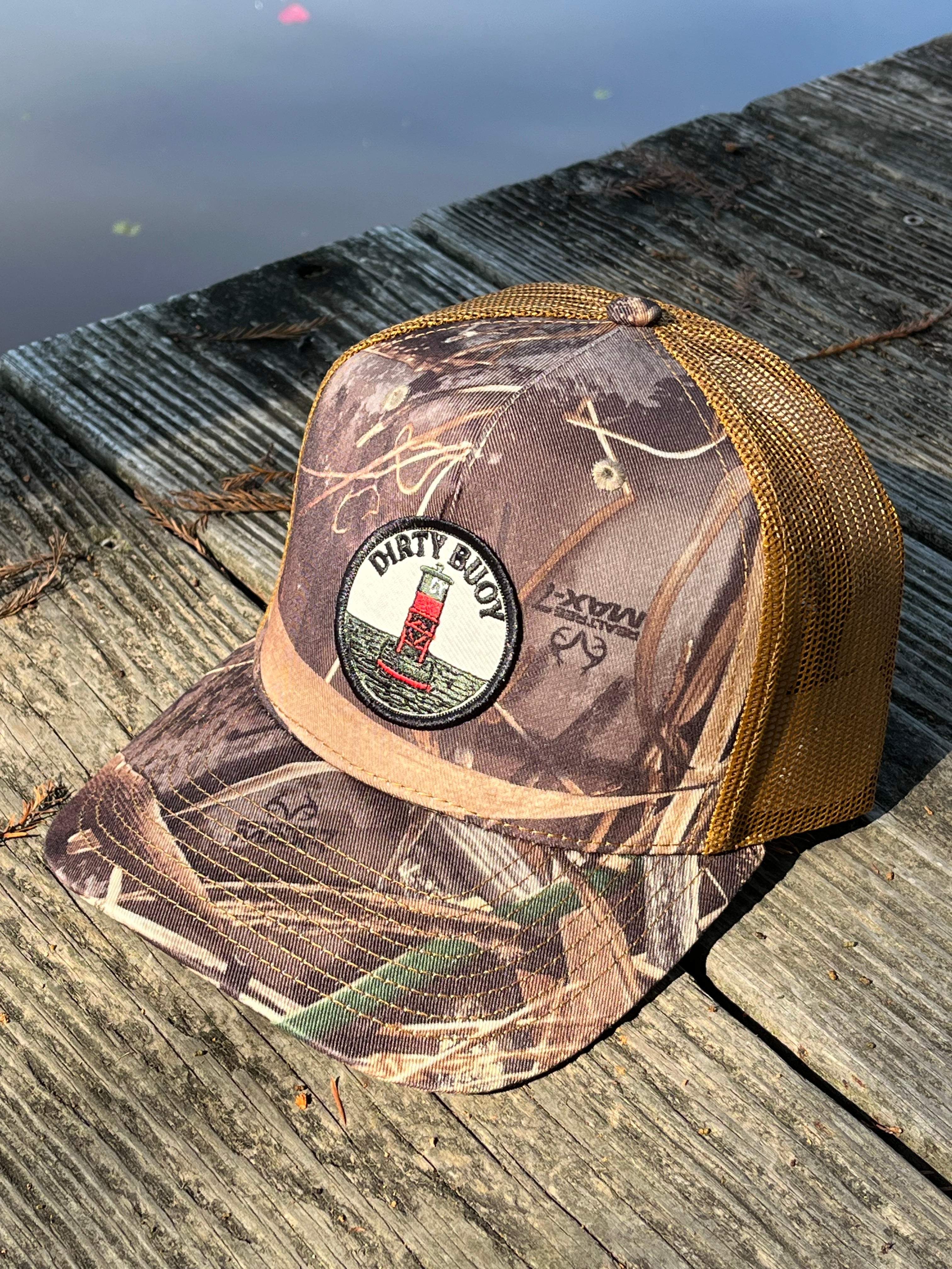 Dirty Buoy Camo Trucker Hat