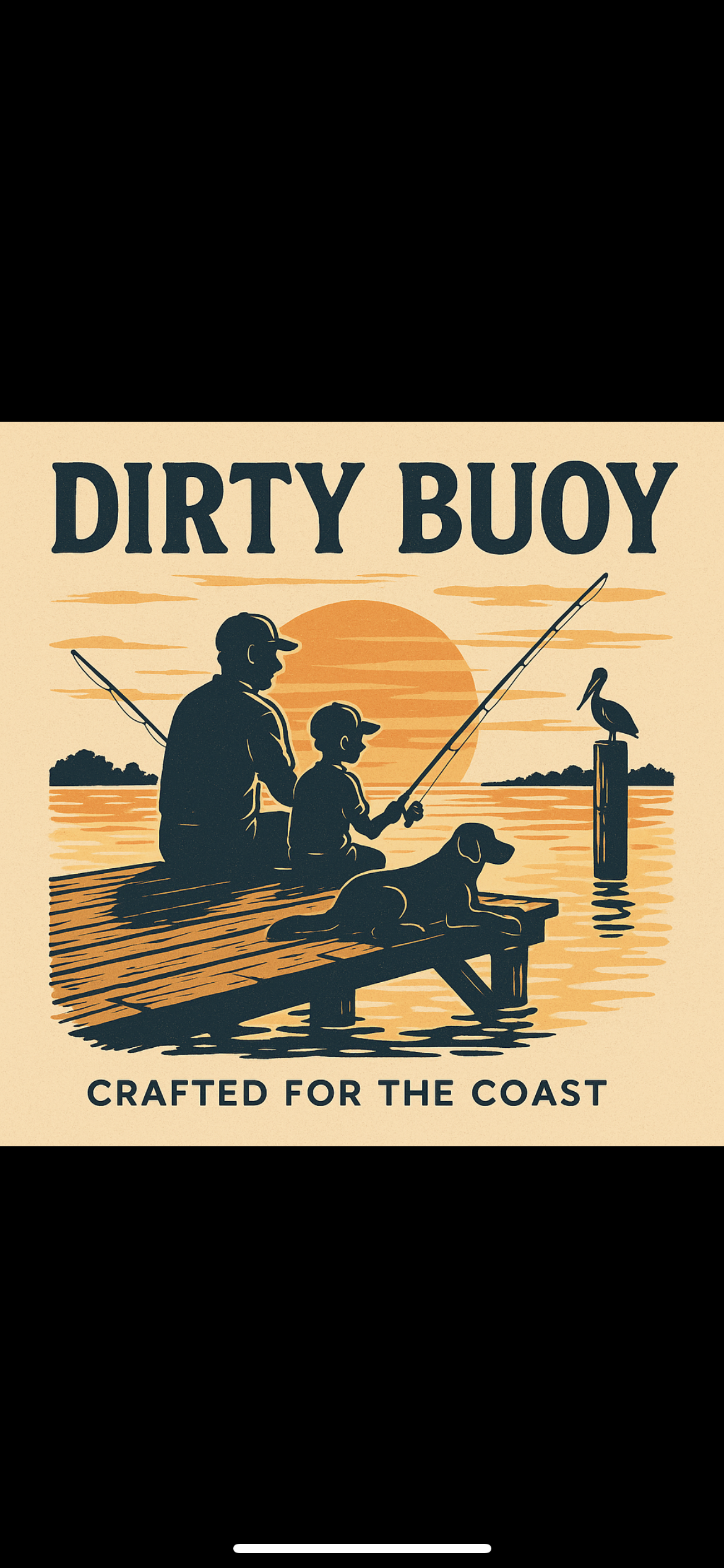 Dirty Buoy Dock Scene- Blue