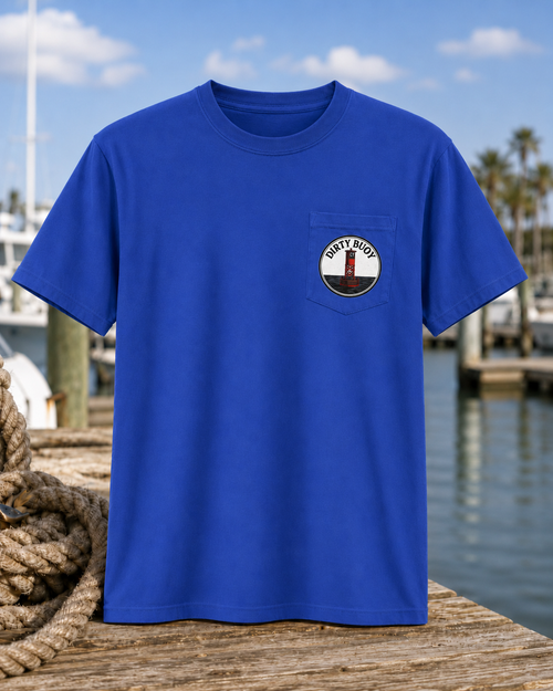 Trashed Panda Tee - Periwinkle